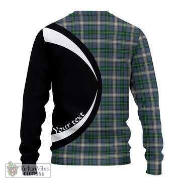 MacDowall (McDowall) Tartan Ugly Sweater with Family Crest Circle Style - Tartan Vibes Clothing