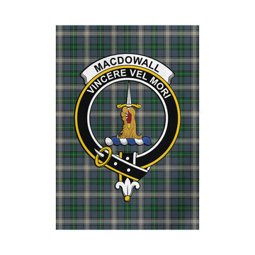 MacDowall (McDowall) Tartan Garden Flag with Family Crest - Tartan Vibes Clothing
