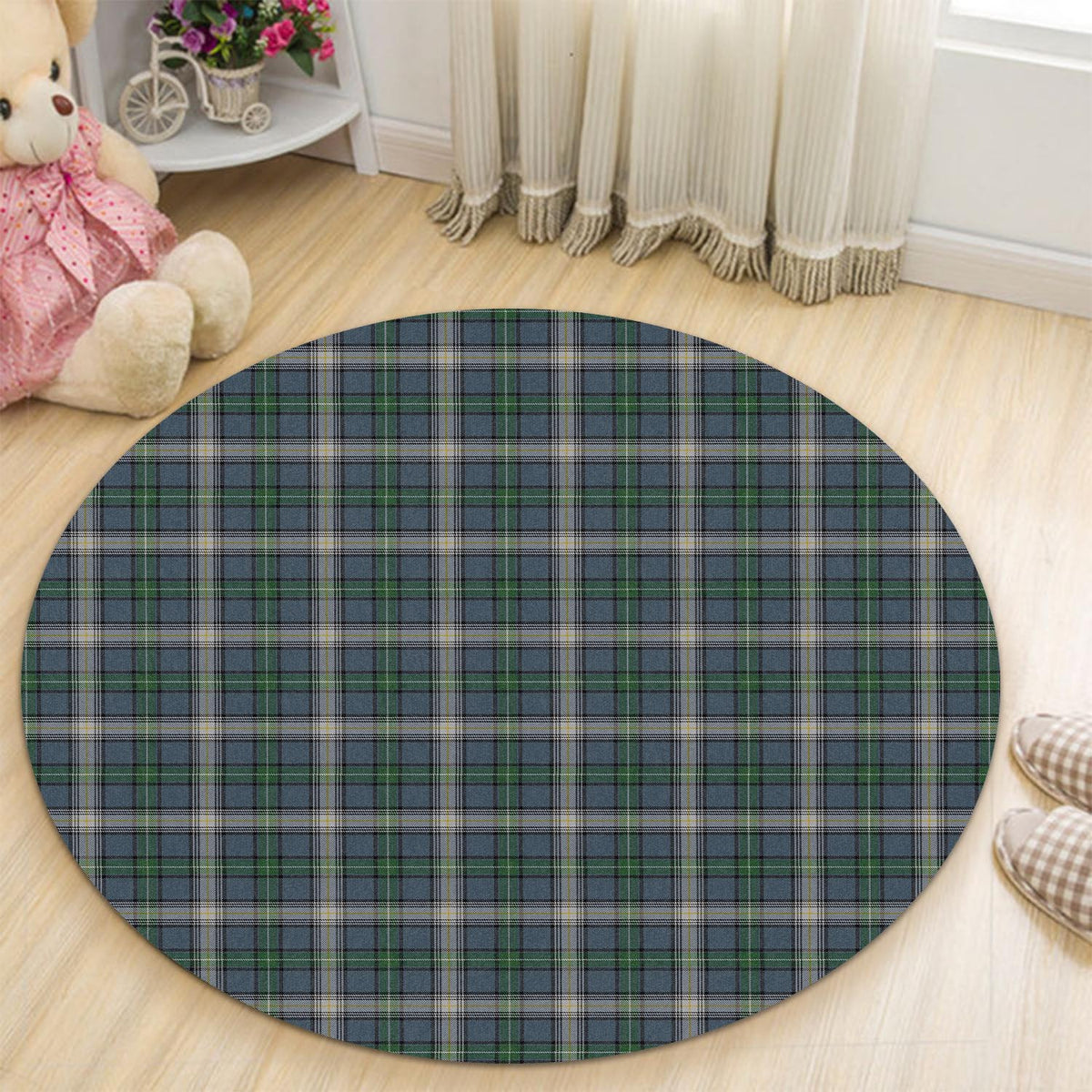 MacDowall (McDowall) Tartan Round Rug - Tartan Vibes Clothing