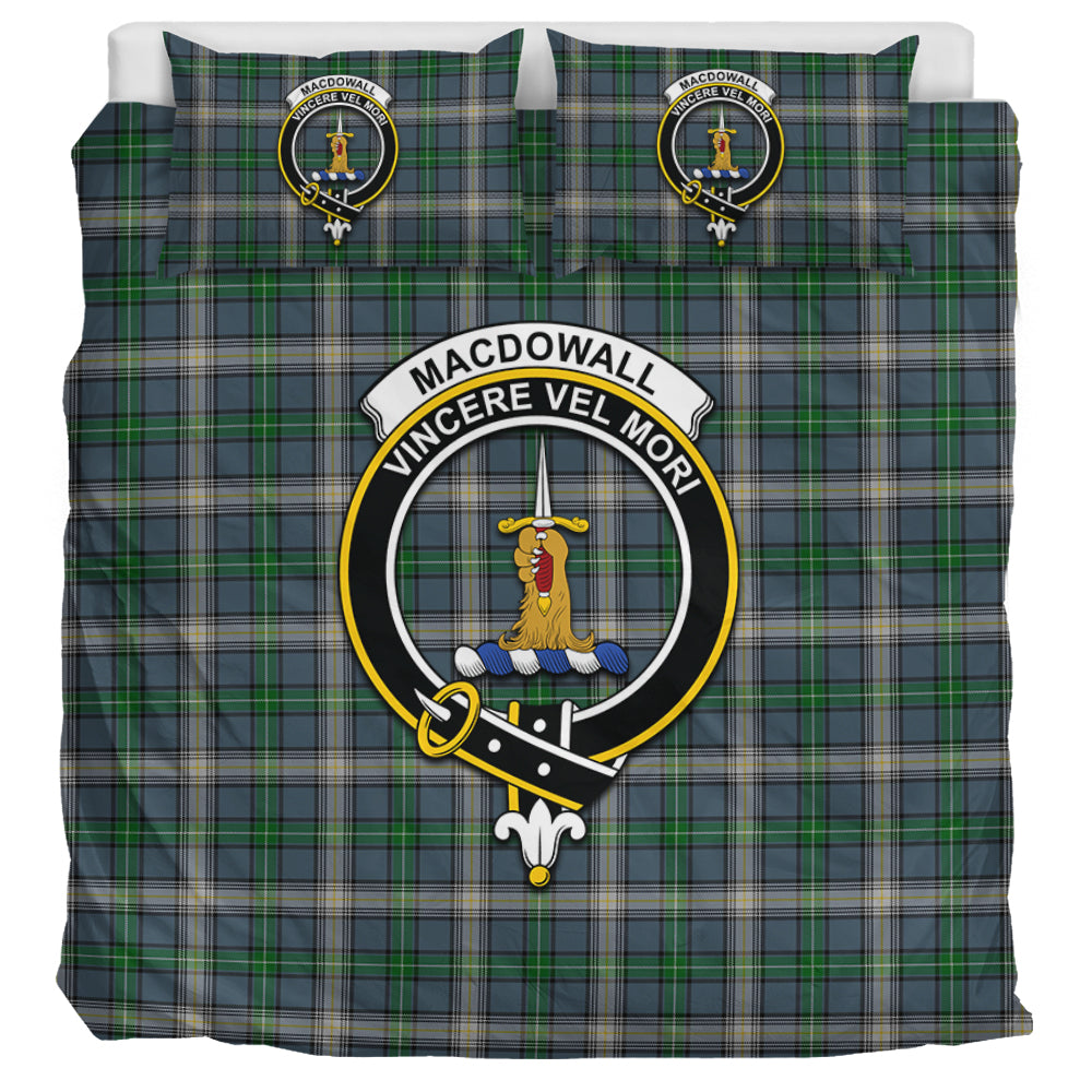 MacDowall (McDowall) Tartan Bedding Set with Family Crest UK Bedding Set UK Super King 104*94 inch - Tartan Vibes Clothing