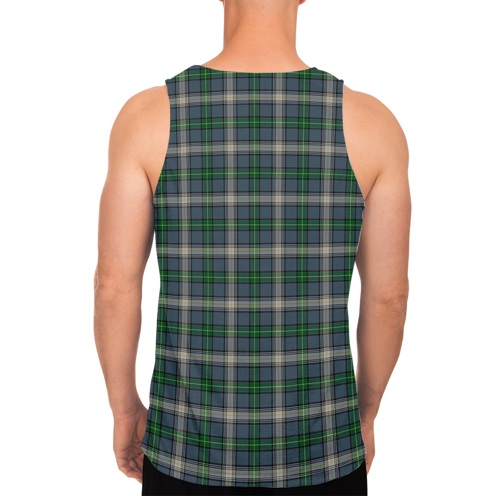 MacDowall (McDowall) Tartan Mens Tank Top with Family Crest - Tartan Vibes Clothing