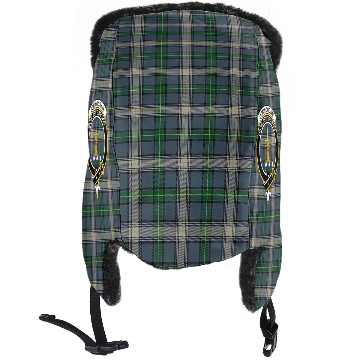 MacDowall (McDowall) Tartan Winter Trapper Hat with Family Crest - Tartan Vibes Clothing