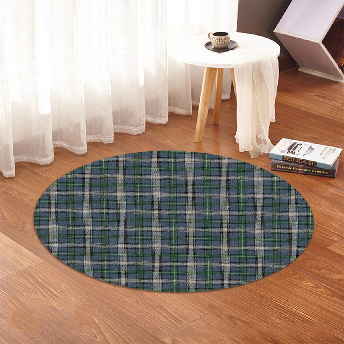 MacDowall (McDowall) Tartan Round Rug - Tartan Vibes Clothing