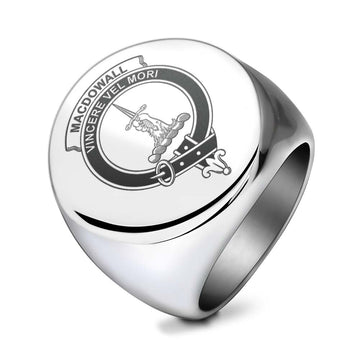 MacDowall (McDowall) Clan Crest Engraved Ring