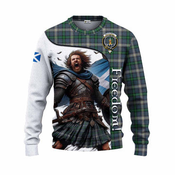 MacDowall (McDowall) Crest Tartan Knitted Sweater Inspired by the Freedom of Scottish Warrior Unisex - Tartan Vibes Clothing