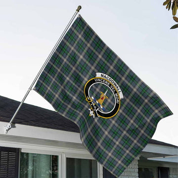 MacDowall (McDowall) Tartan House Flag with Family Crest House Flag - Tartan Vibes Clothing