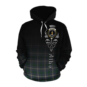 MacDowall (McDowall) Tartan Cotton Hoodie Featuring Alba Gu Brath Family Crest Celtic Inspired Pullover Hoodie XS - Tartan Vibes Clothing
