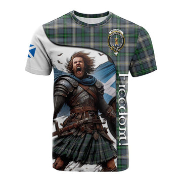 MacDowall (McDowall) Crest Tartan Cotton T-shirt Inspired by the Freedom of Scottish Warrior Kid's Shirt - Tartan Vibes Clothing