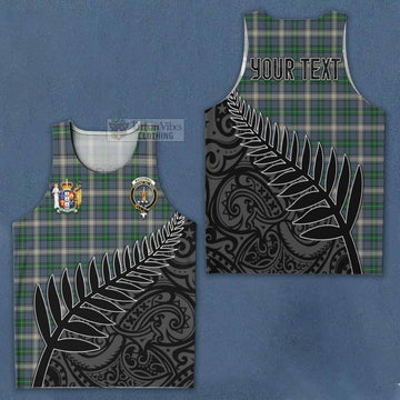 MacDowall (McDowall) Crest Tartan Men's Tank Top with New Zealand Silver Fern Half Style Men - Tartan Vibes Clothing