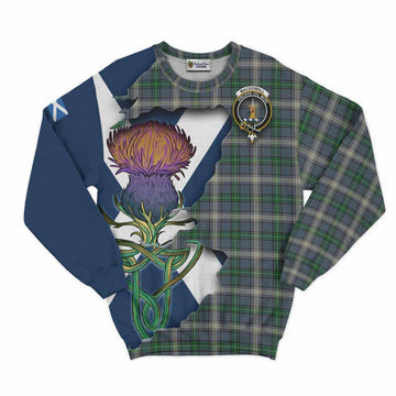 MacDowall (McDowall) Tartan Family Crest Sweatshirt Scottish Thistle Celtic Inspired Unisex - Tartan Vibes Clothing