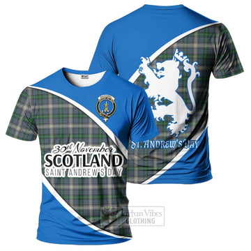 MacDowall (McDowall) Family Crest Tartan T-Shirt Celebrate Saint Andrew's Day in Style