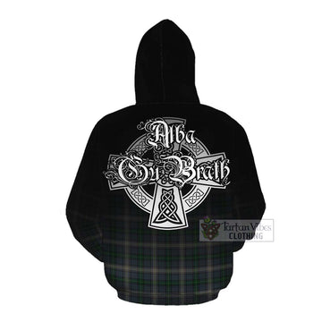 MacDowall (McDowall) Tartan Cotton Hoodie Featuring Alba Gu Brath Family Crest Celtic Inspired Pullover Hoodie - Tartan Vibes Clothing