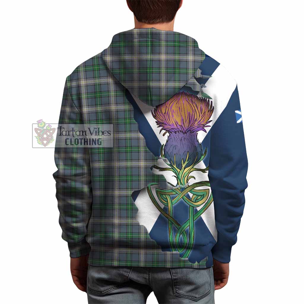 MacDowall (McDowall) Tartan Family Crest Hoodie Scottish Thistle Celtic Inspired - Tartan Vibes Clothing
