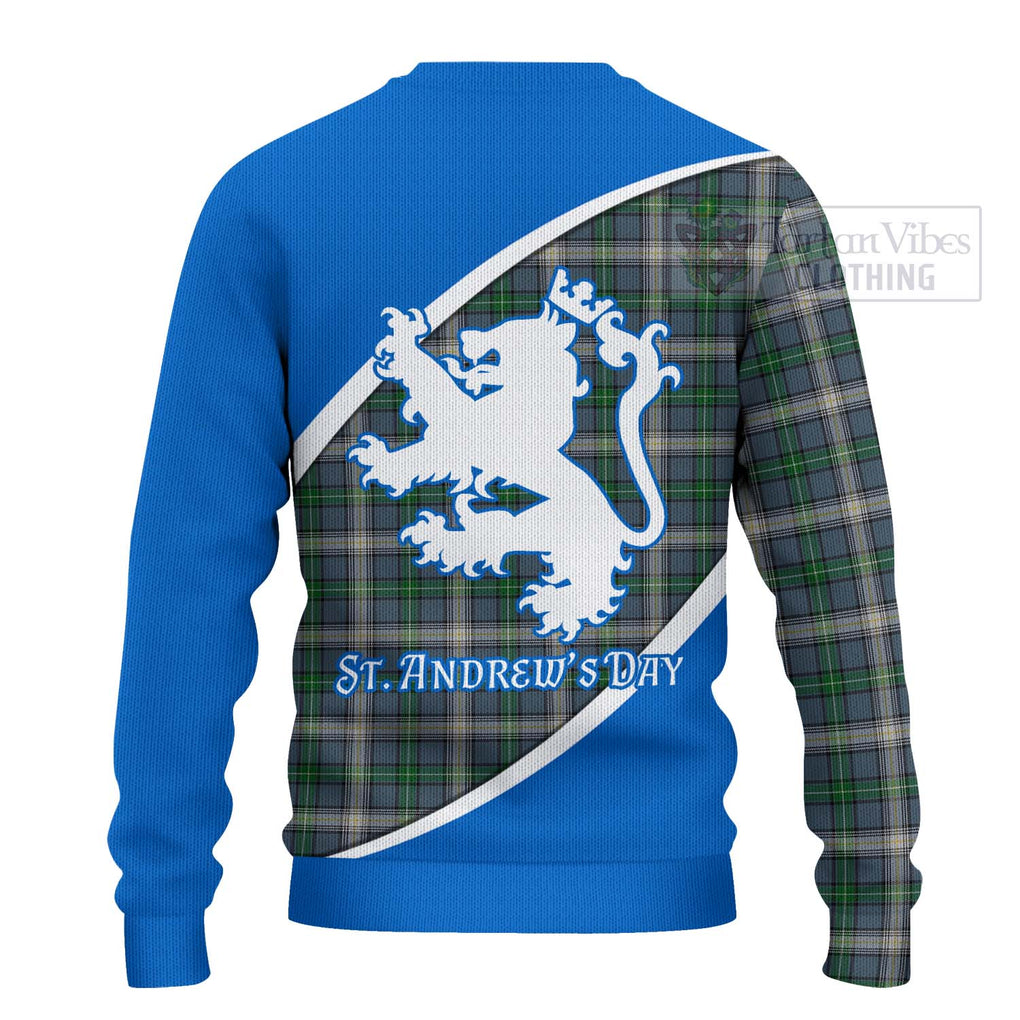 Tartan Vibes Clothing MacDowall (McDowall) Family Crest Tartan Knitted Sweater Celebrate Saint Andrew's Day in Style