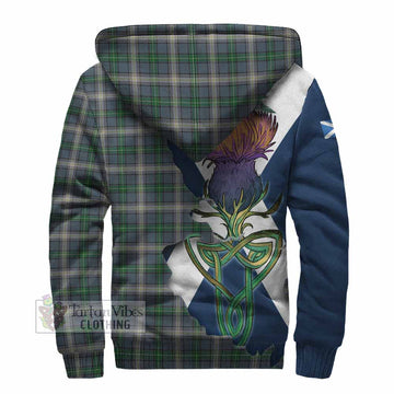 MacDowall (McDowall) Tartan Family Crest Sherpa Hoodie Scottish Thistle Celtic Inspired - Tartan Vibes Clothing