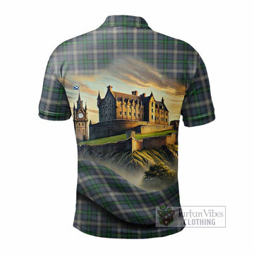 MacDowall (McDowall) Tartan Family Crest Polo Shirt with Scottish Ancient Castle Style - Tartan Vibes Clothing