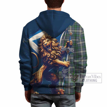 MacDuff (McDuff) Tartan Family Crest Hoodie with Scottish Majestic Lion