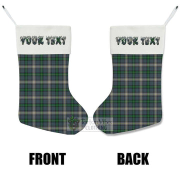 MacDowall (McDowall) Tartan Christmas Stocking with Personalized Text