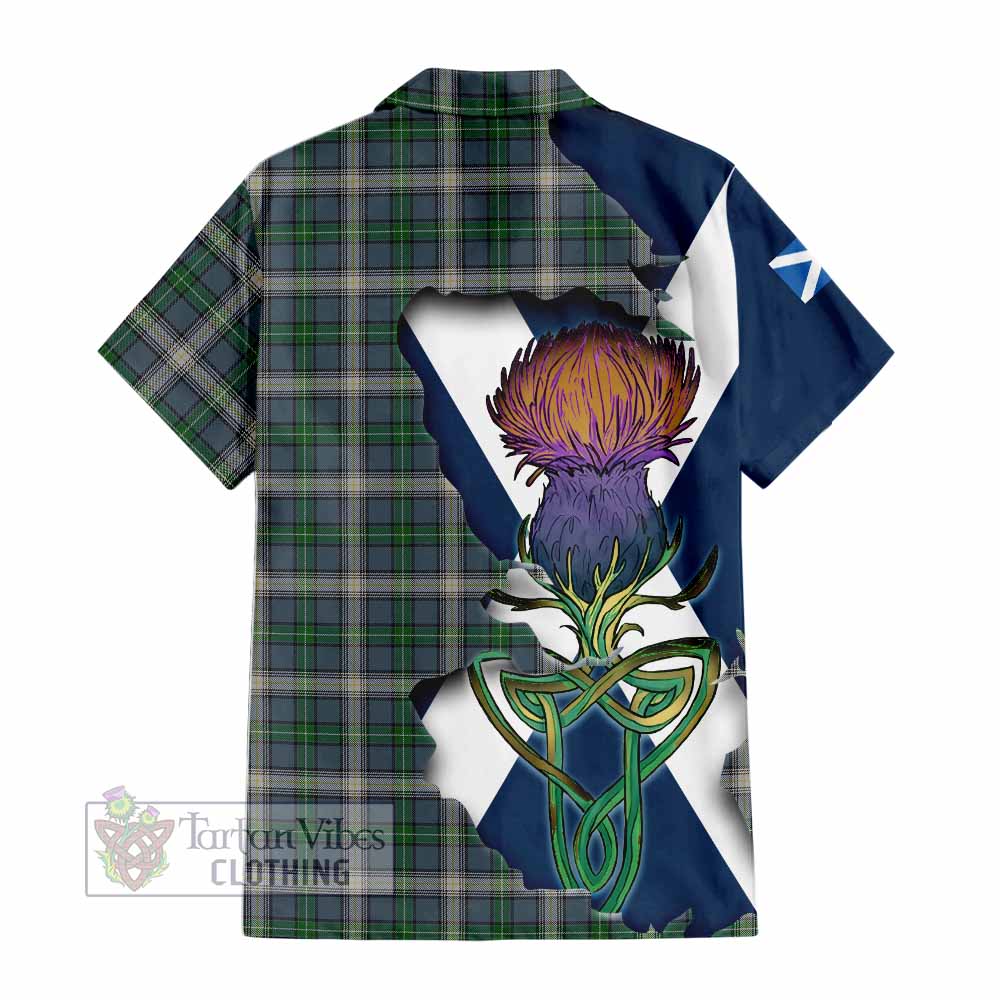MacDowall (McDowall) Tartan Family Crest Hawaiian Shirt Scottish Thistle Celtic Inspired - Tartan Vibes Clothing