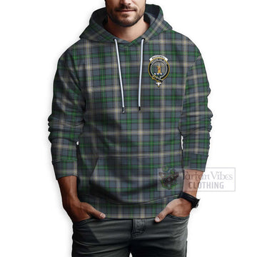MacDowall (McDowall) Tartan Hoodie with Family Crest Celtic Skull Style - Tartan Vibes Clothing