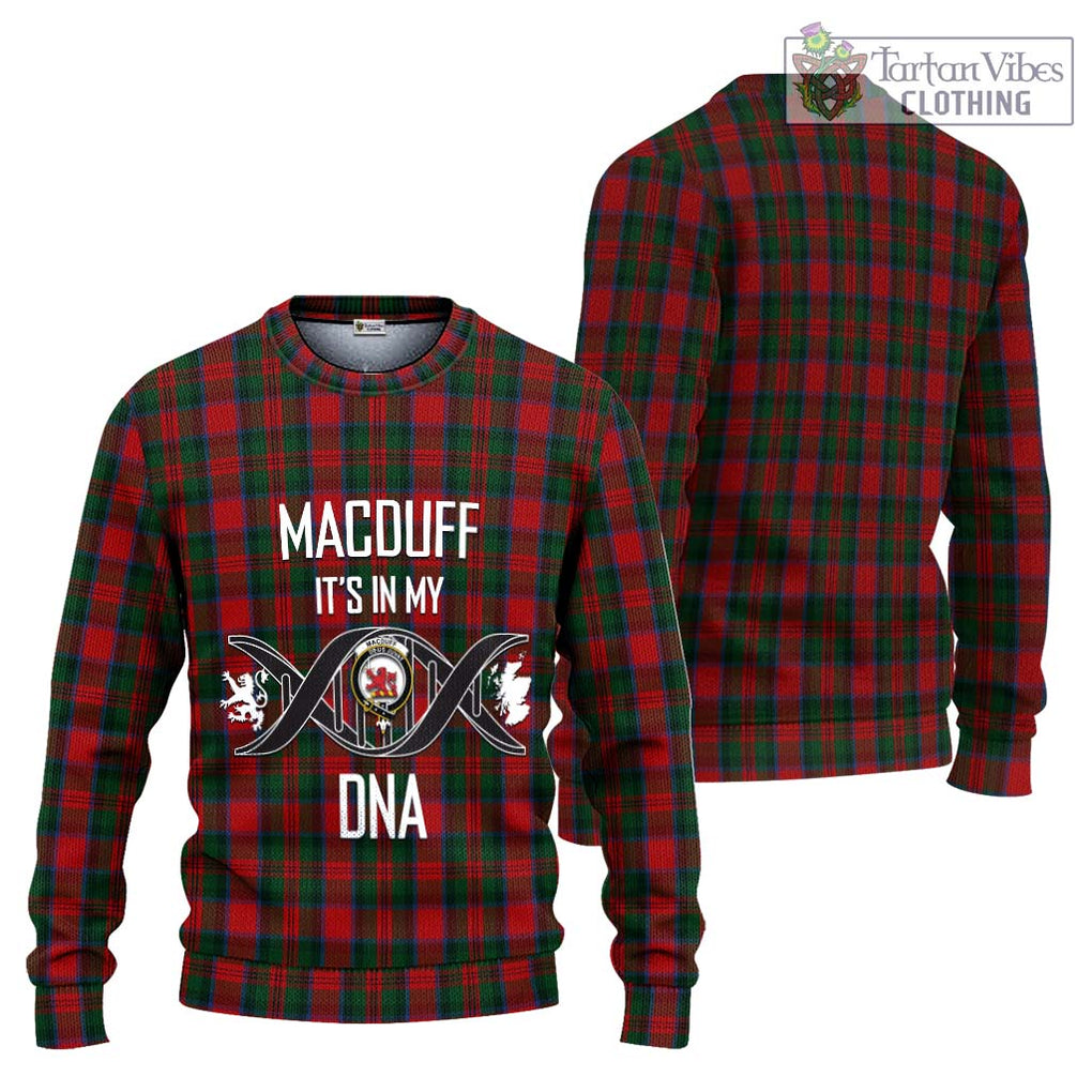 MacDuff (McDuff) Tartan Ugly Sweater with Family Crest DNA In Me Style Unisex - Tartan Vibes Clothing
