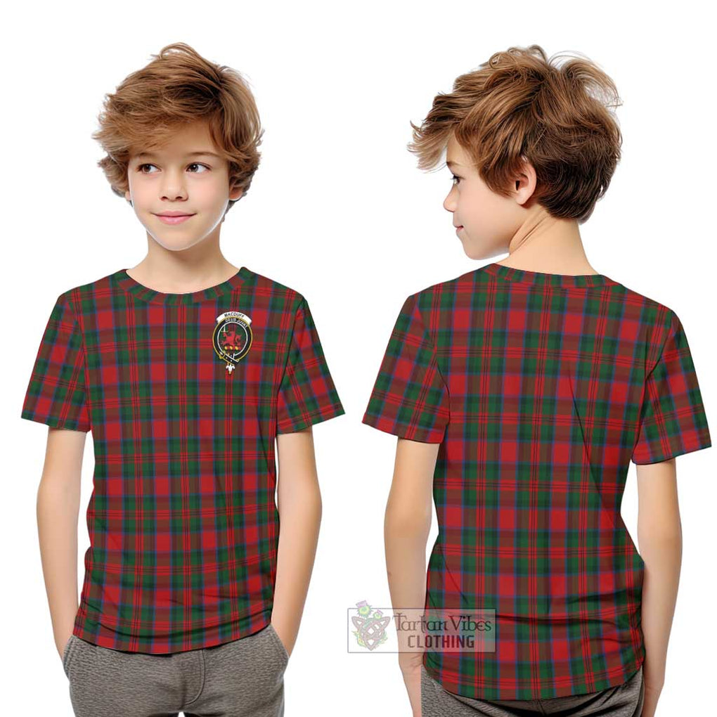 MacDuff (McDuff) Tartan Kid T-Shirt with Family Crest Youth XL Size14 - Tartanvibesclothing Shop