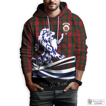 MacDuff (McDuff) Tartan Hoodie with Alba Gu Brath Regal Lion Emblem