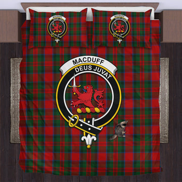 MacDuff (McDuff) Tartan Bedding Set with Family Crest