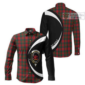 MacDuff (McDuff) Tartan Long Sleeve Button Up with Family Crest Circle Style