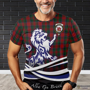 MacDuff (McDuff) Tartan T-Shirt with Alba Gu Brath Regal Lion Emblem