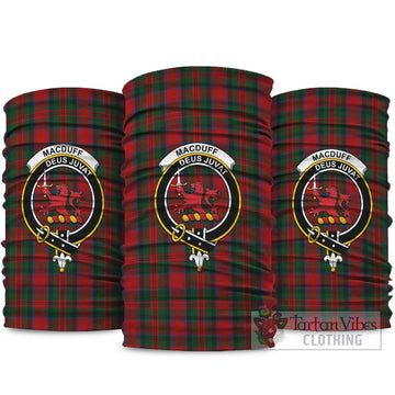 MacDuff (McDuff) Tartan Neck Gaiters, Tartan Bandanas, Tartan Head Band with Family Crest