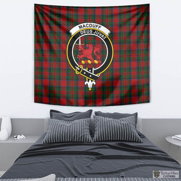 MacDuff (McDuff) Tartan Tapestry Wall Hanging and Home Decor for Room with Family Crest