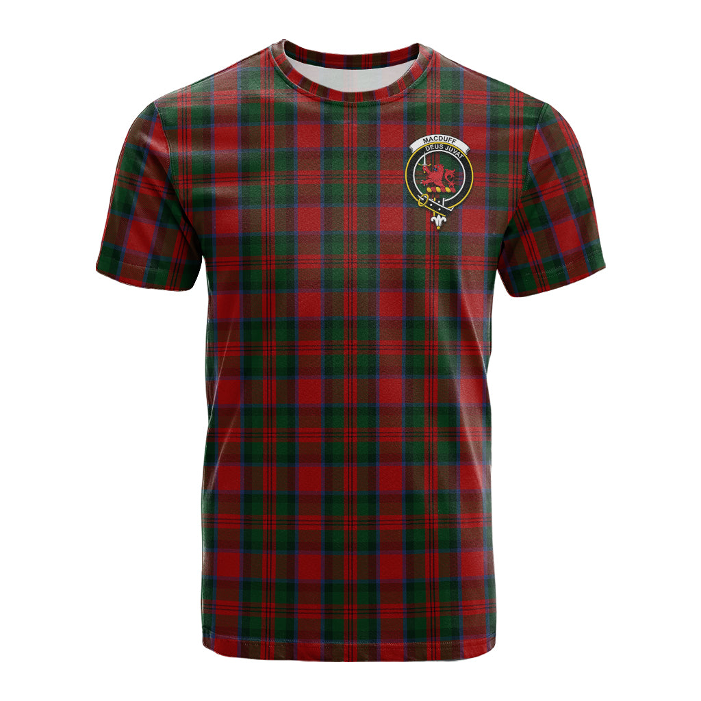 MacDuff (McDuff) Tartan T-Shirt with Family Crest - Tartan Vibes Clothing