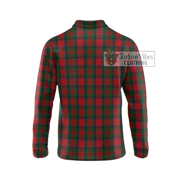 MacDuff (McDuff) Tartan Long Sleeve Polo Shirt with Family Crest DNA In Me Style