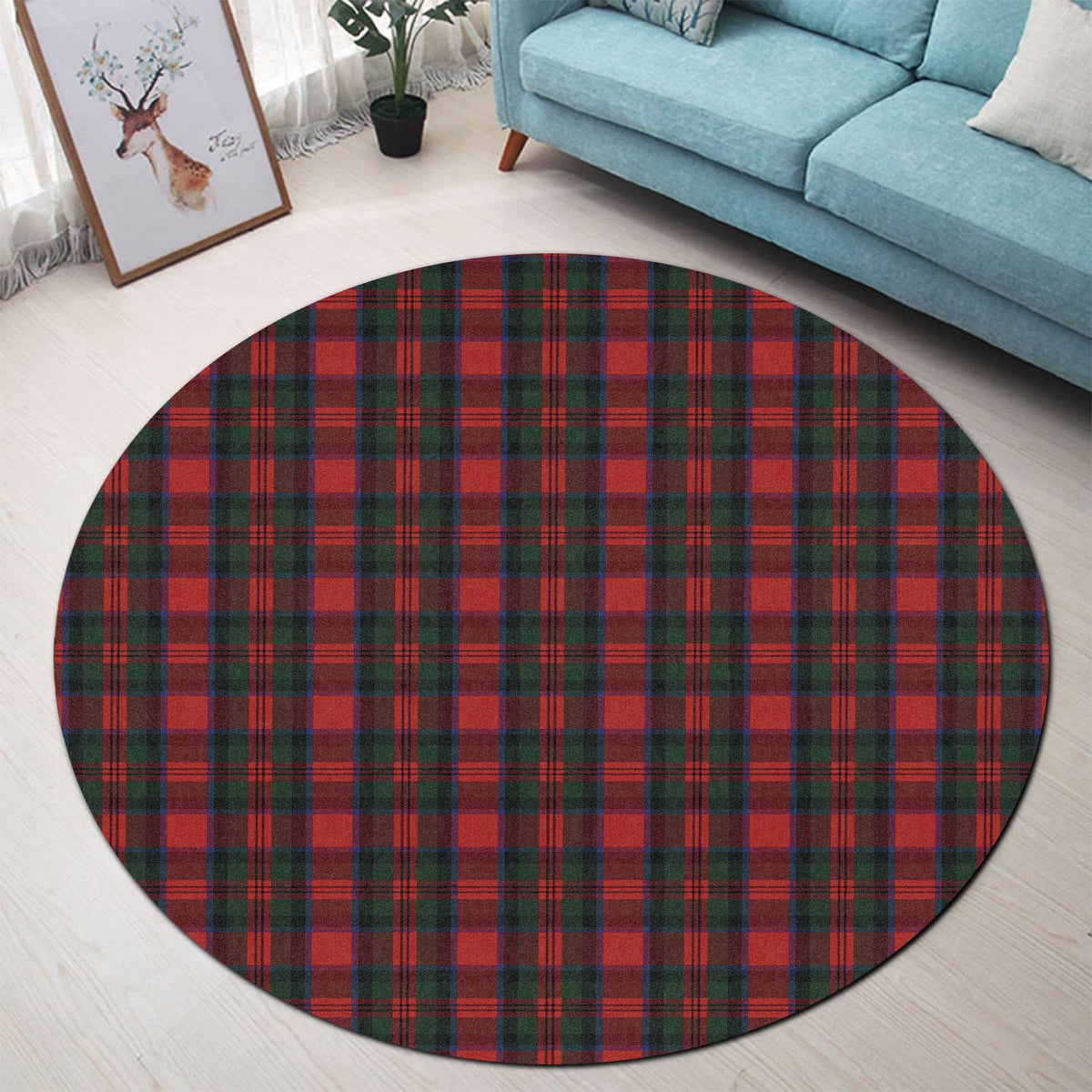MacDuff (McDuff) Tartan Round Rug - Tartan Vibes Clothing