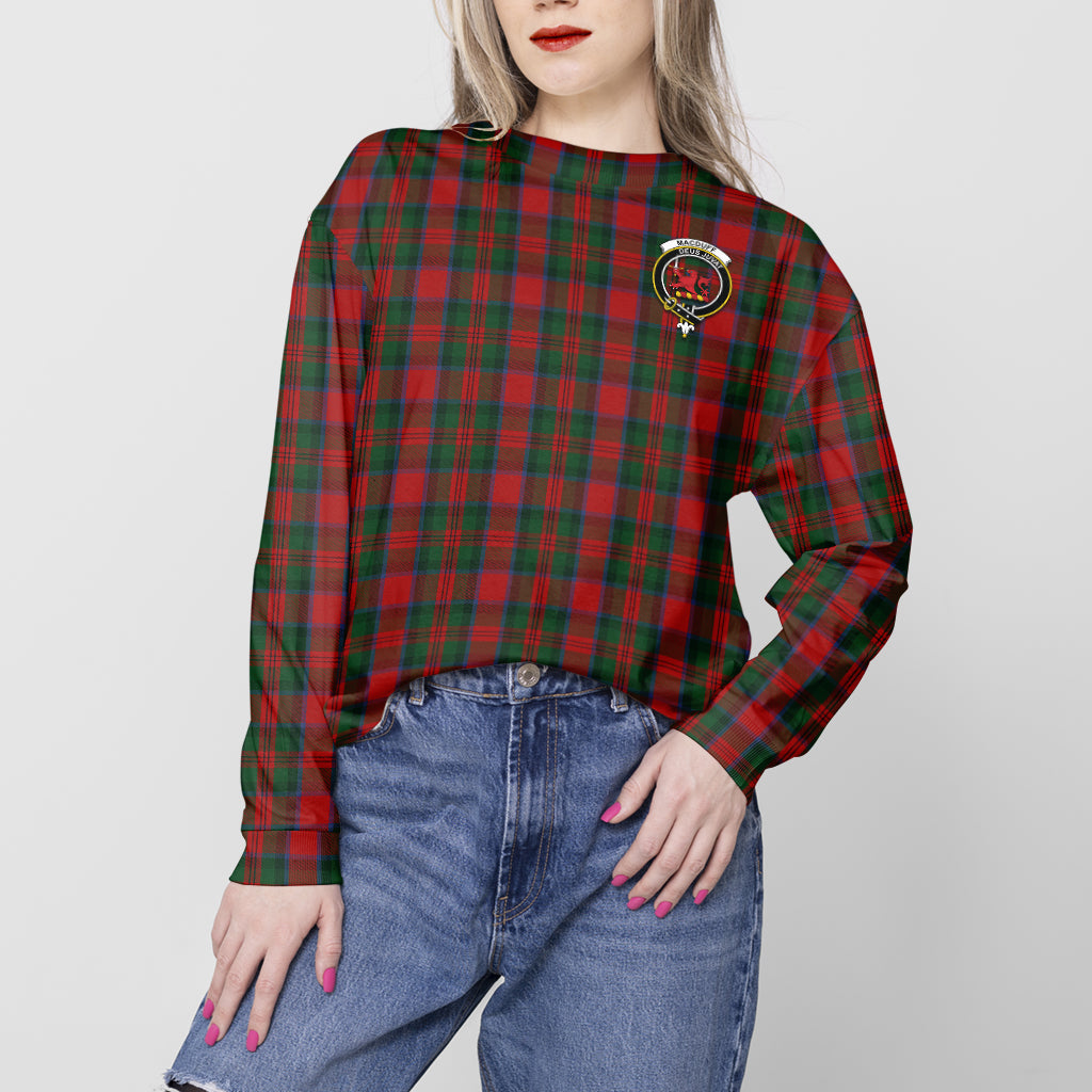 MacDuff (McDuff) Tartan Sweatshirt with Family Crest - Tartan Vibes Clothing