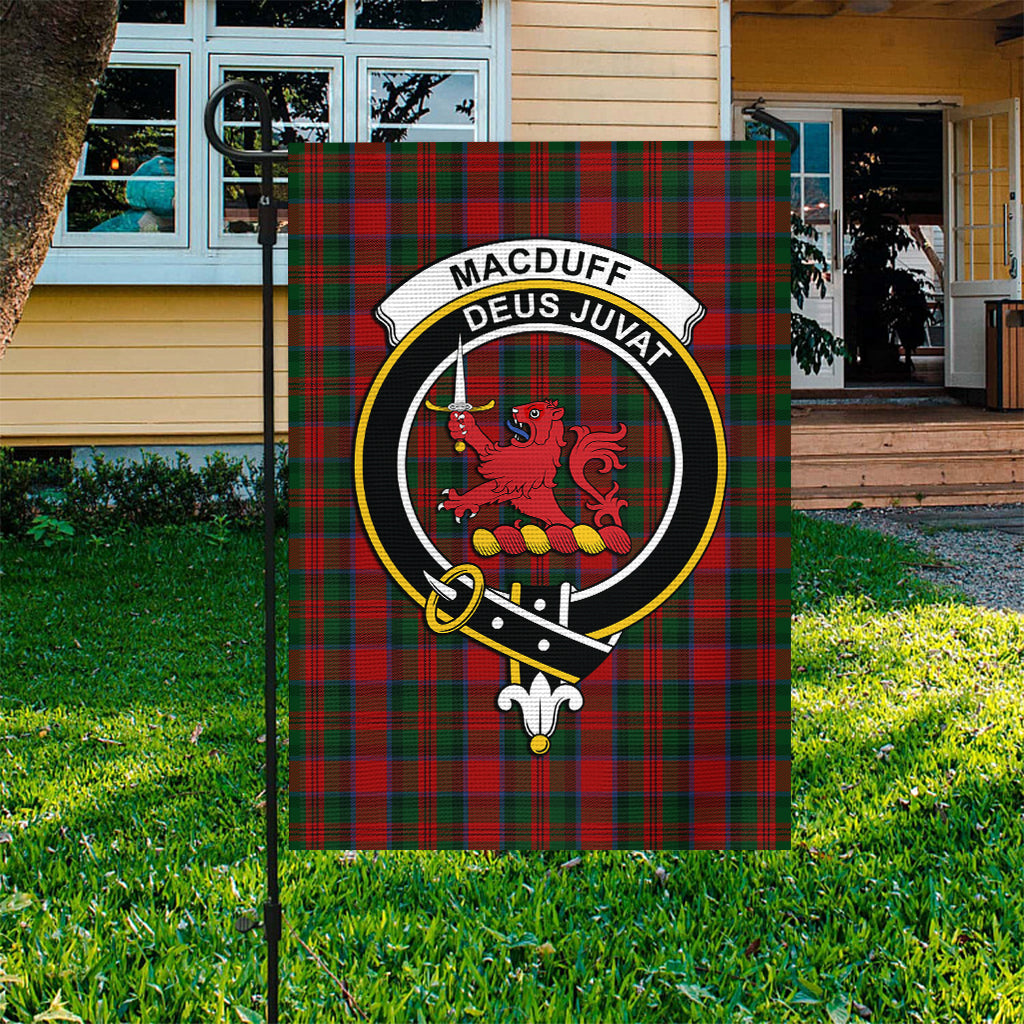 MacDuff (McDuff) Tartan Flag with Family Crest - Tartan Vibes Clothing