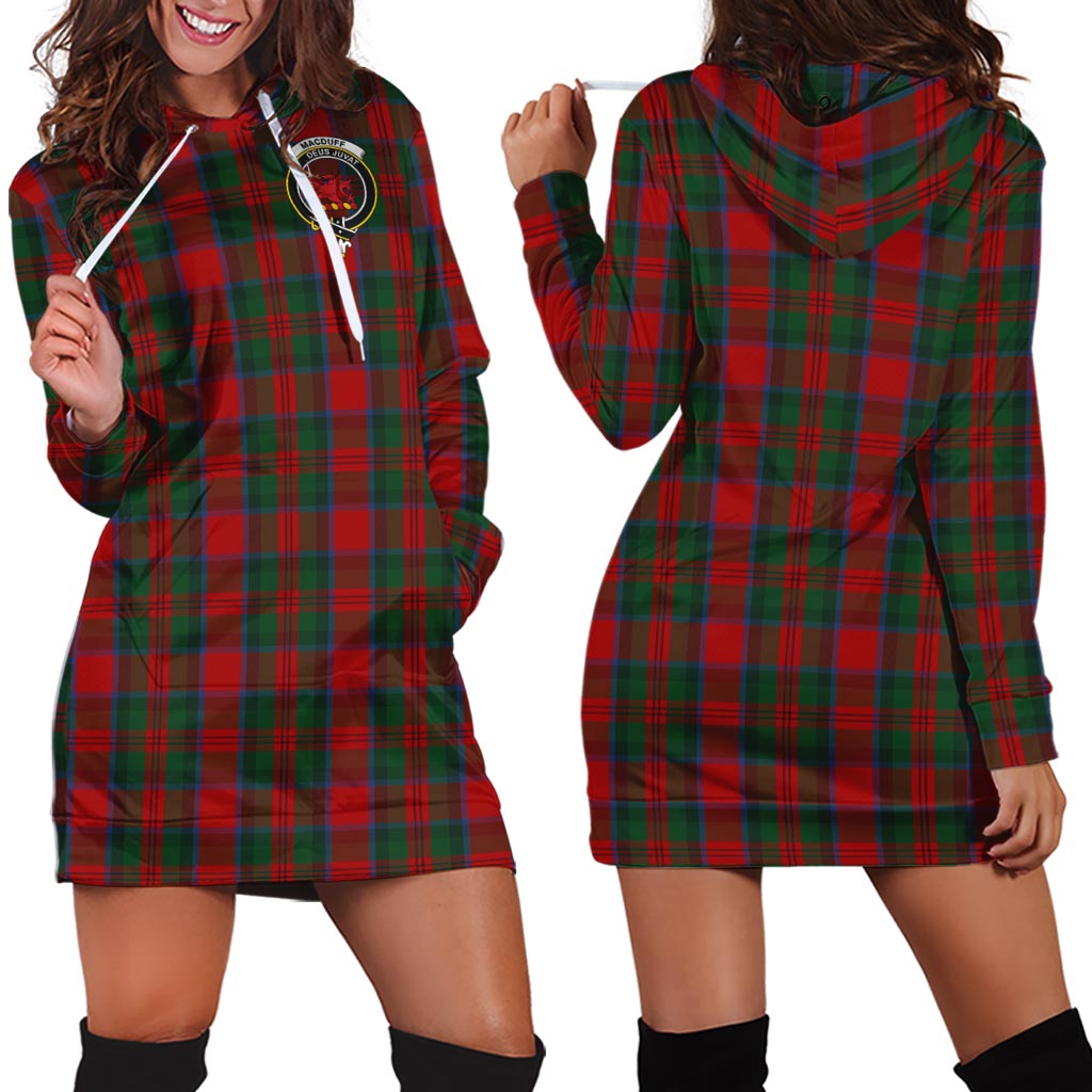 MacDuff (McDuff) Tartan Hoodie Dress with Family Crest - Tartan Vibes Clothing