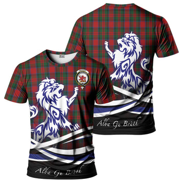 MacDuff (McDuff) Tartan T-Shirt with Alba Gu Brath Regal Lion Emblem