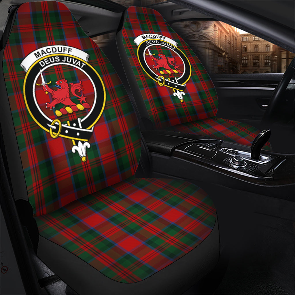 MacDuff (McDuff) Tartan Car Seat Cover with Family Crest - Tartan Vibes Clothing