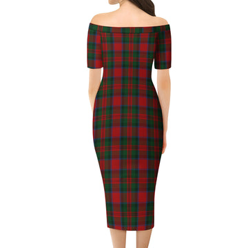 MacDuff (McDuff) Tartan Off Shoulder Lady Dress