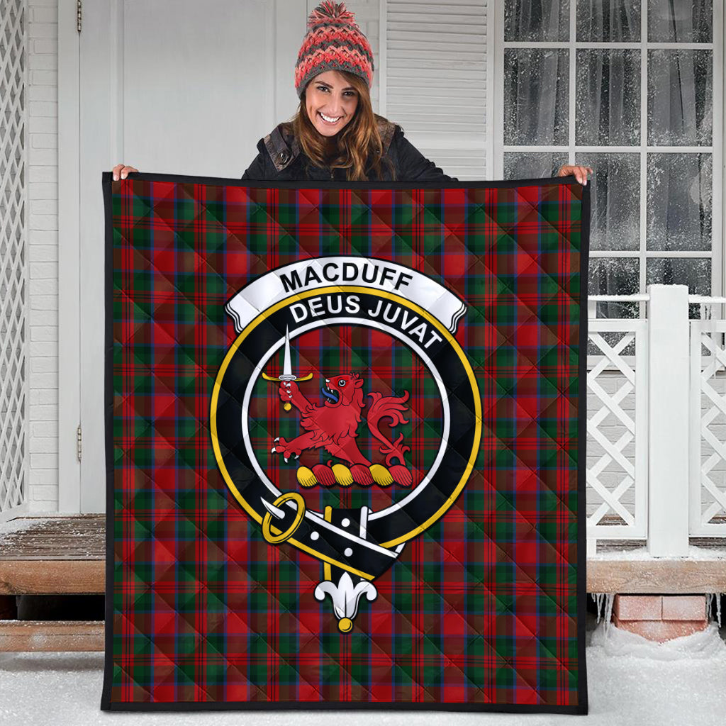 macduff-tartan-quilt-with-family-crest