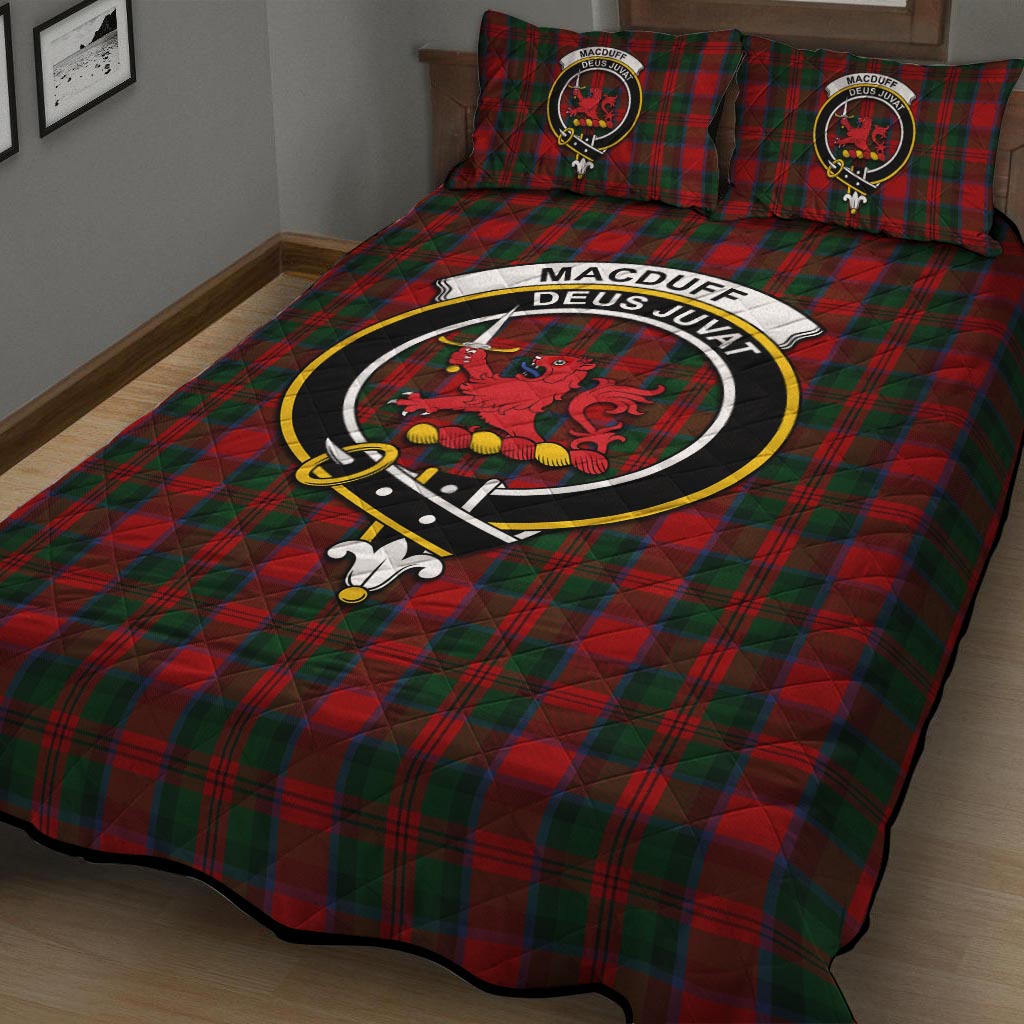 MacDuff (McDuff) Tartan Quilt Bed Set with Family Crest - Tartan Vibes Clothing