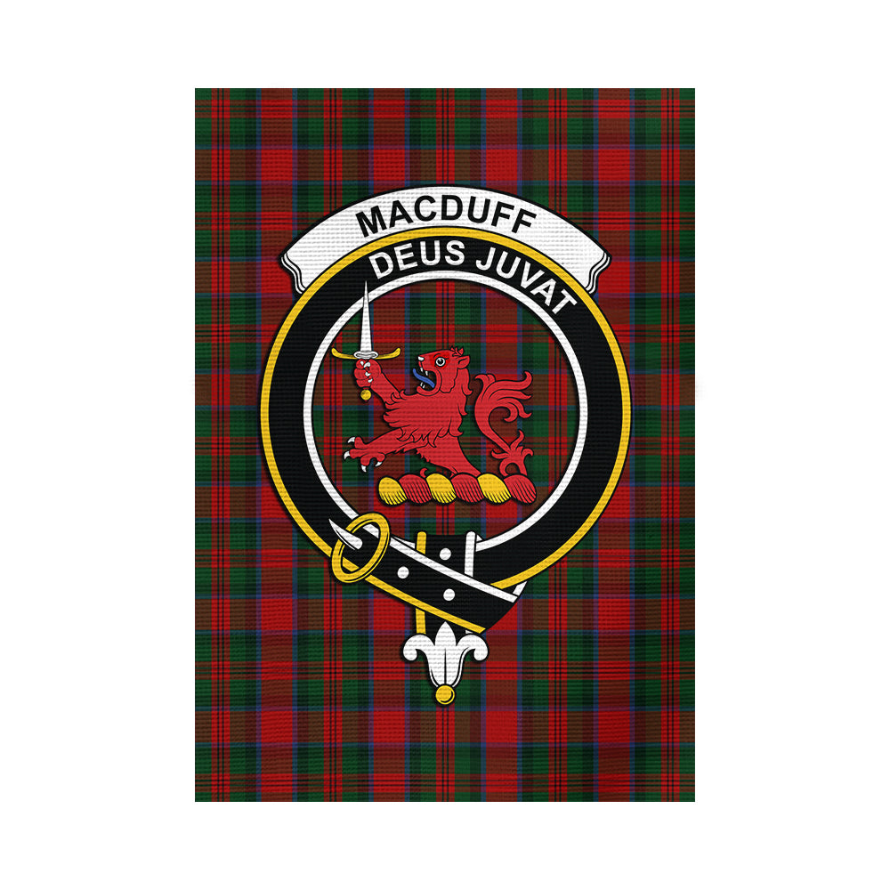 MacDuff (McDuff) Tartan Flag with Family Crest - Tartan Vibes Clothing