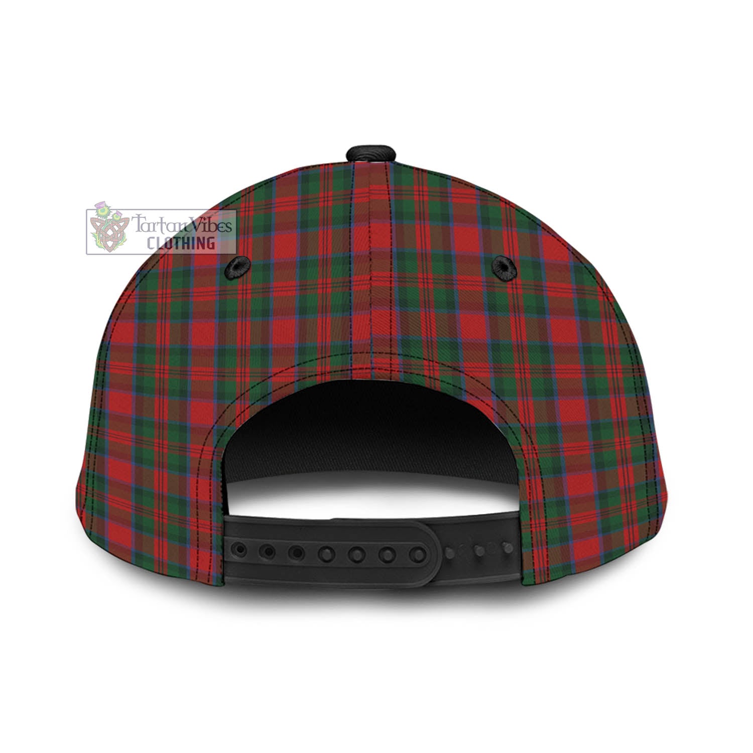 Tartan Vibes Clothing MacDuff Tartan Classic Cap with Family Crest In Me Style