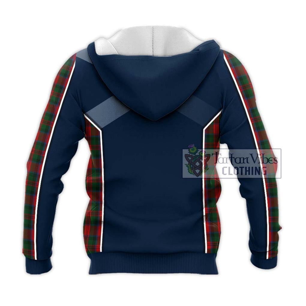 MacDuff (McDuff) Tartan Knitted Hoodie with Family Crest and Lion Rampant Vibes Sport Style - Tartan Vibes Clothing