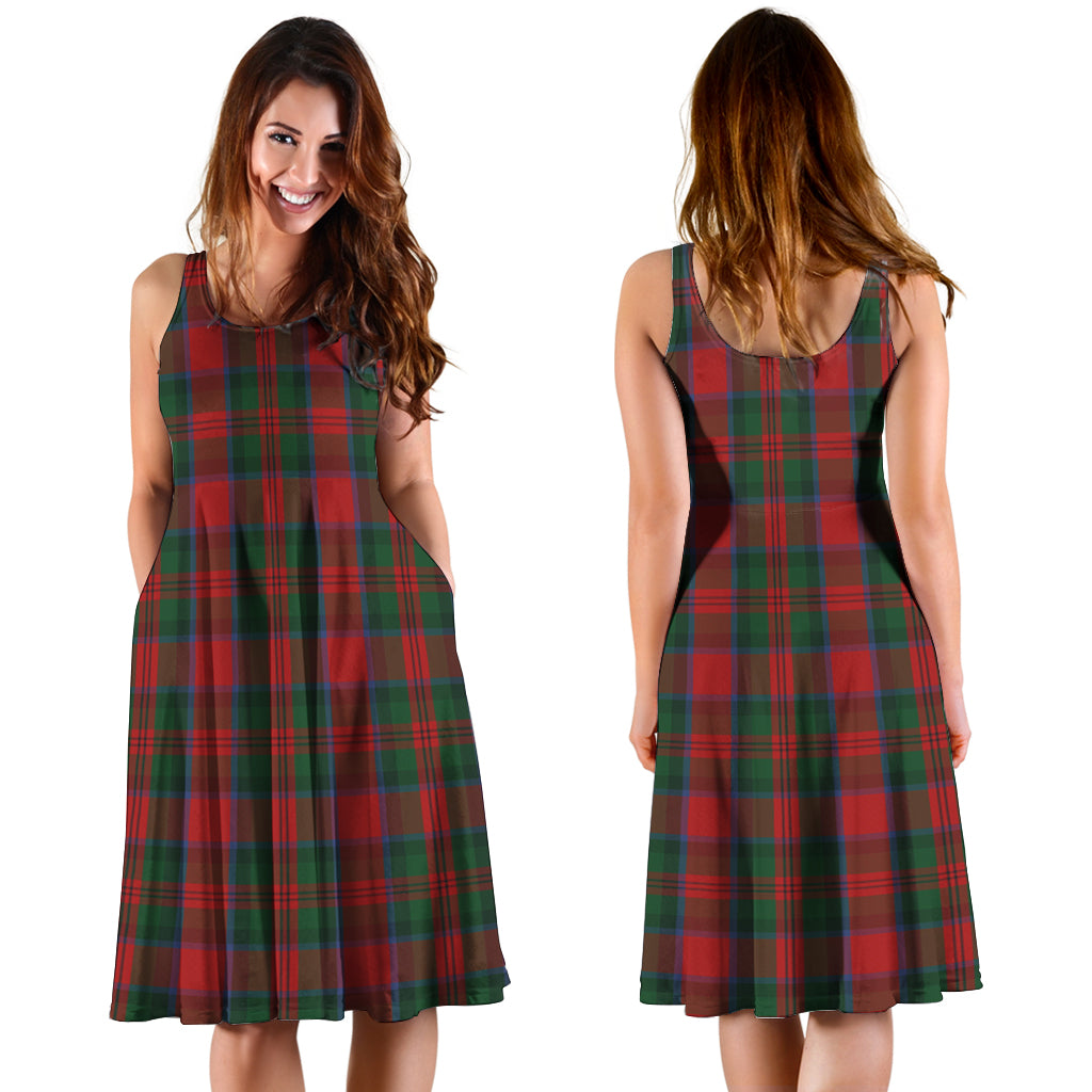 MacDuff (McDuff) Tartan Sleeveless Midi Womens Dress - Tartan Vibes Clothing
