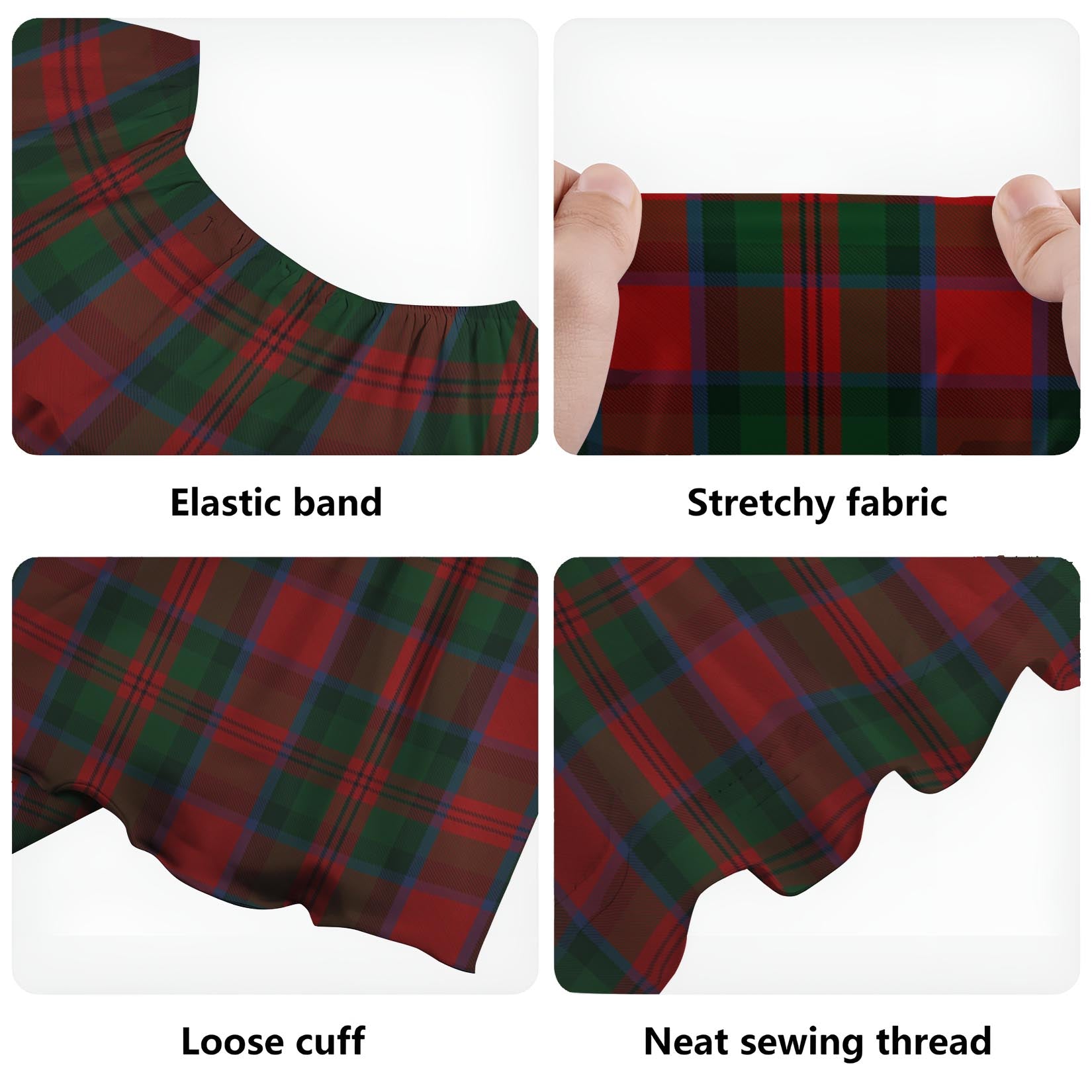 MacDuff Tartan Off Shoulder Long Dress - Tartanvibesclothing