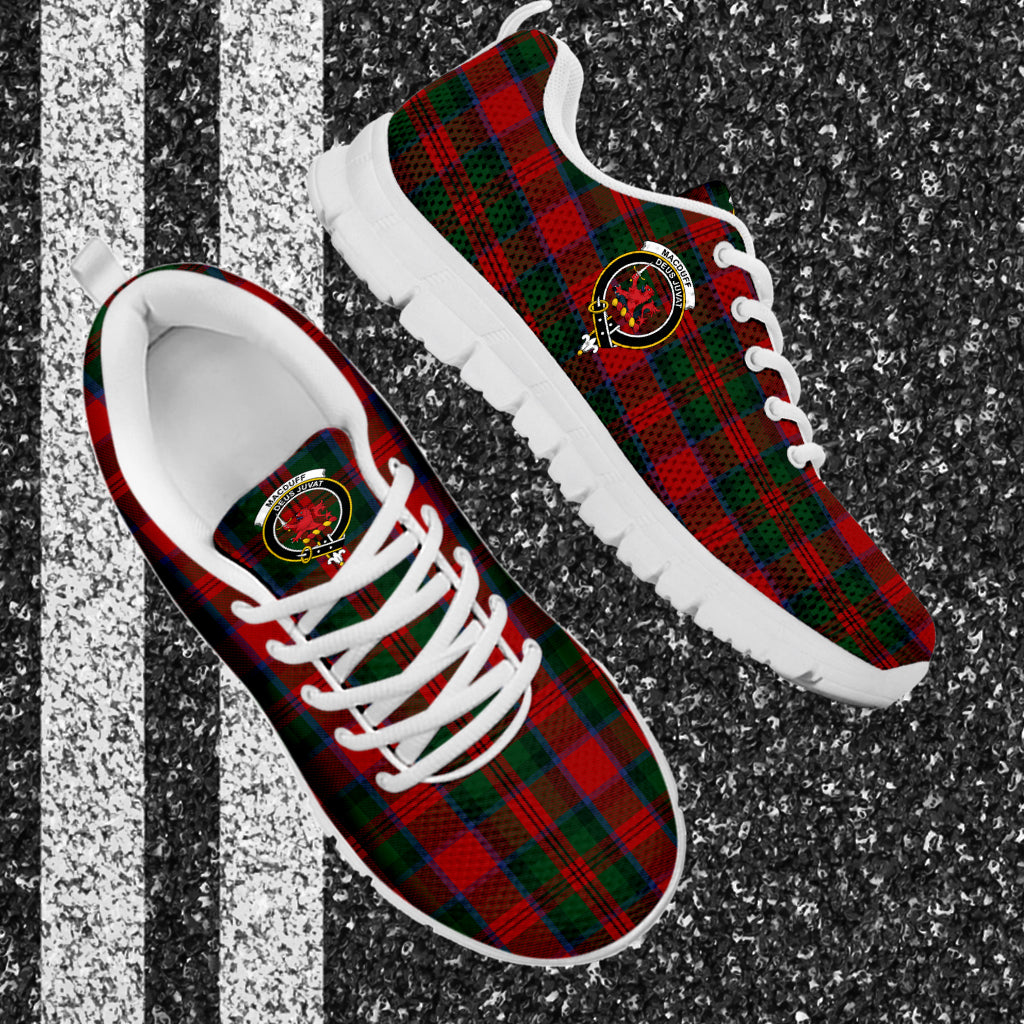 MacDuff (McDuff) Tartan Sneakers with Family Crest - Tartan Vibes Clothing