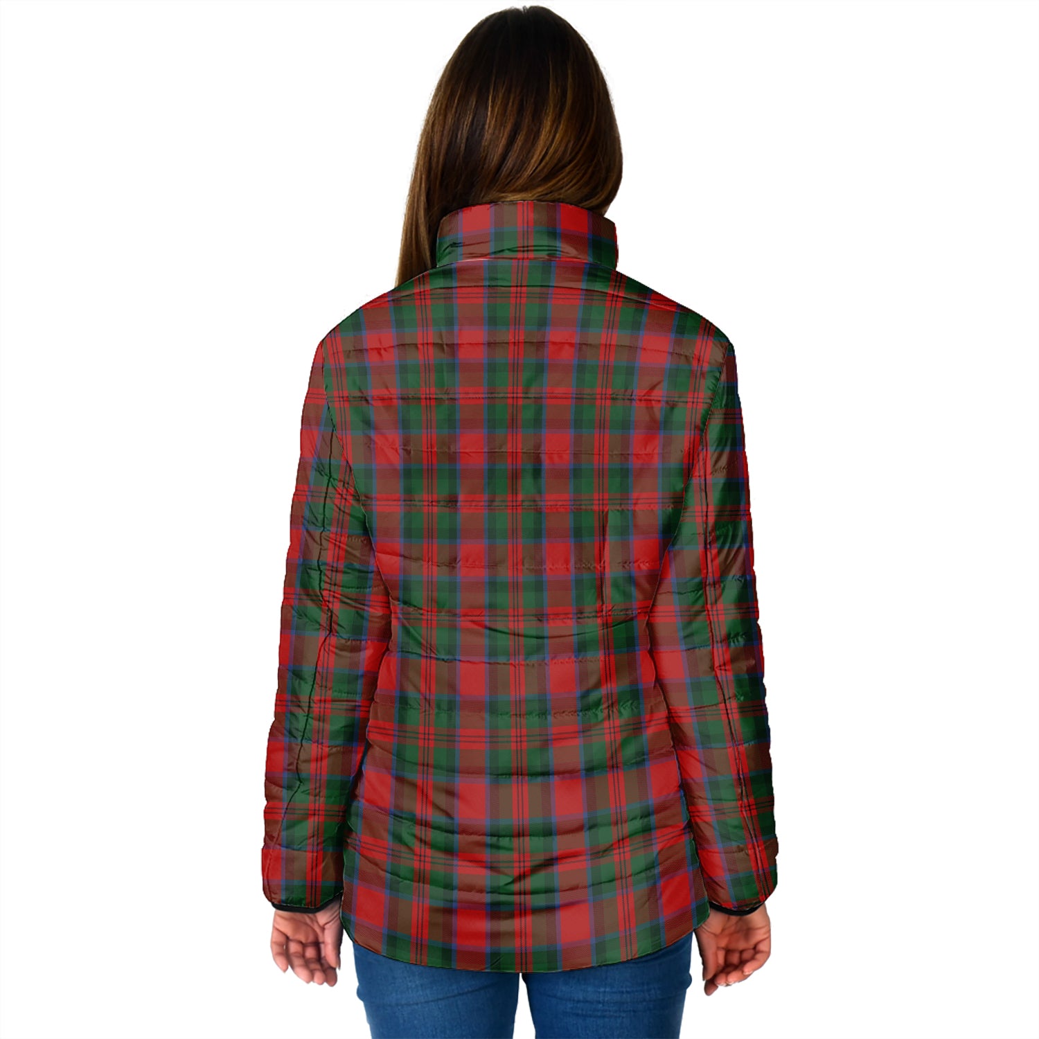 MacDuff (McDuff) Tartan Padded Jacket with Family Crest - Tartan Vibes Clothing